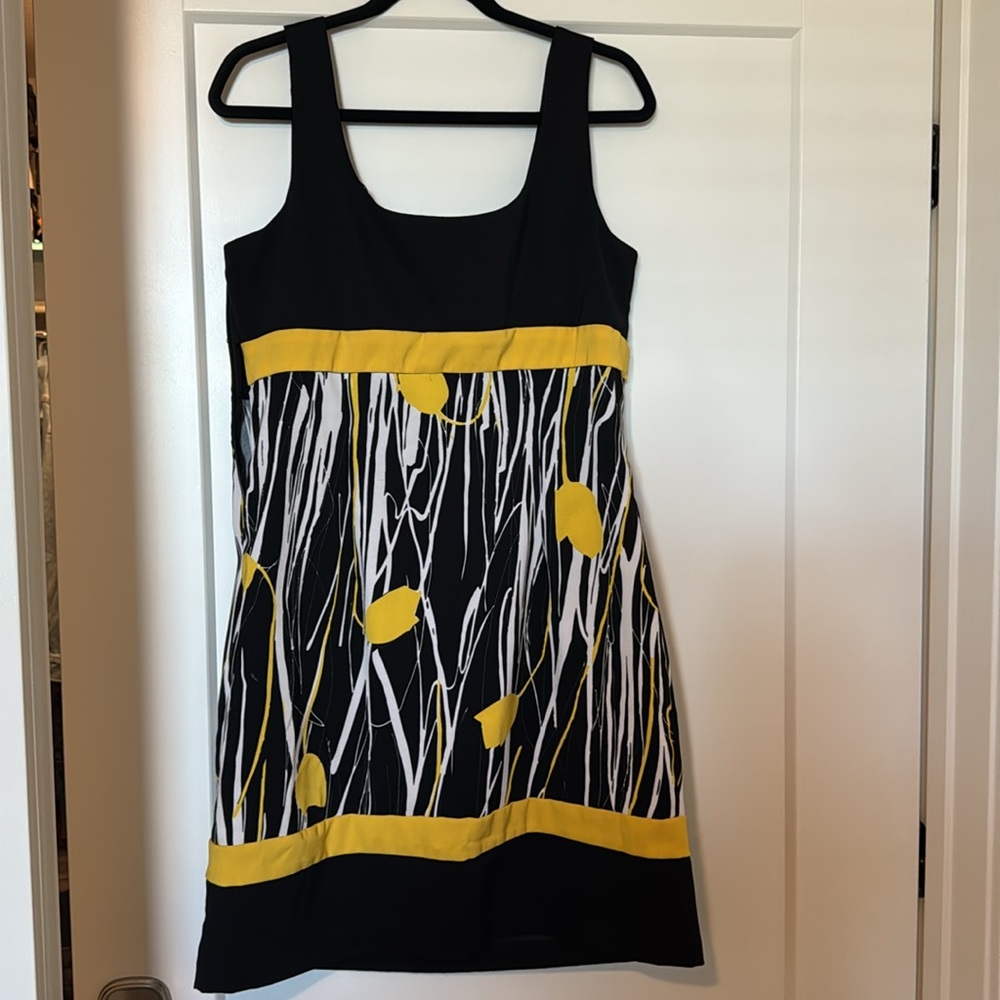 Ronni Nicole black and yellow dress - Picture 3 of 3